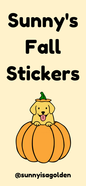 Sunny's Fall Stickers