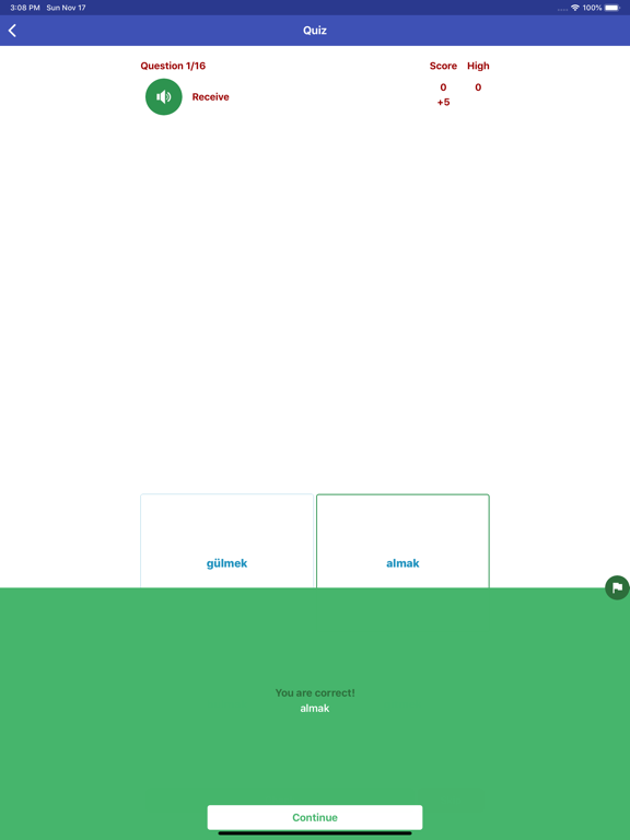 Learn Turkish Daily iPad screenshot 5 - Education app