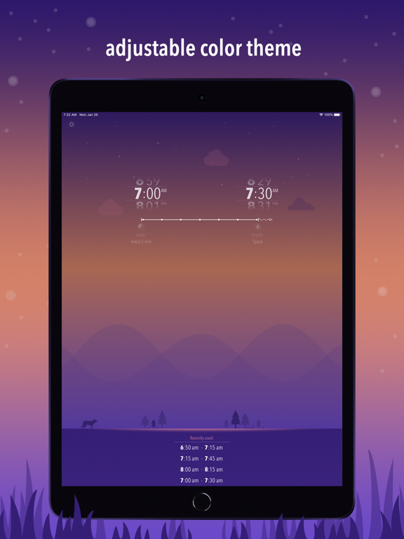 Gentle Talking Alarm Clock iPad screenshot 4 - Productivity app