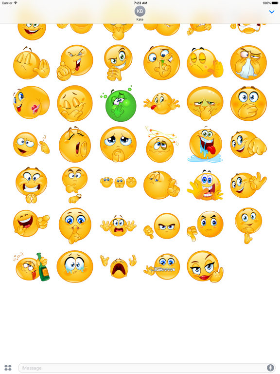 Screenshot #5 pour Rude Emoji Stickers