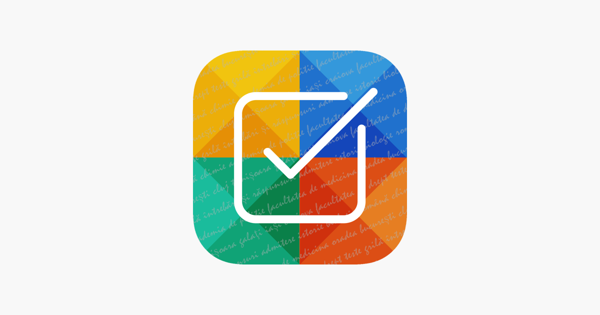 Admitere10 - teste grilă su App Store