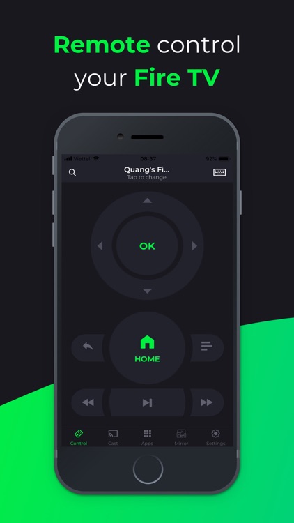 Mirror remote for Firestick tv