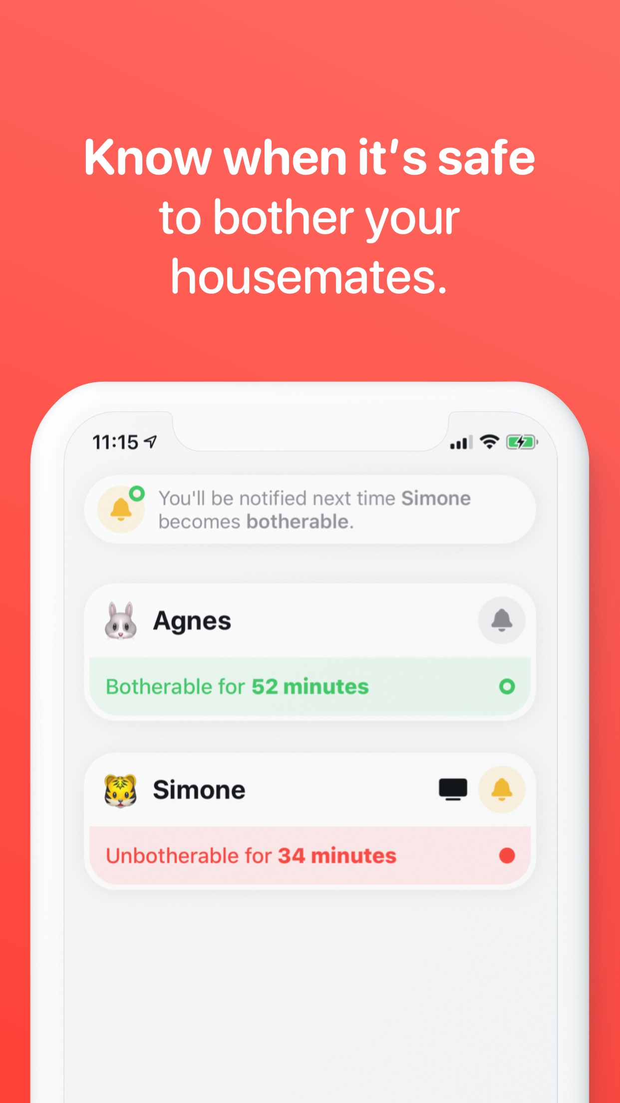 Screenshot do app Oh Bother