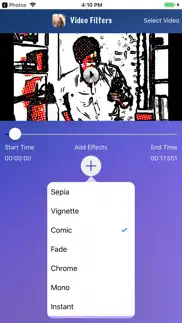 video effects - video editor iPhone Captures Décran 1
