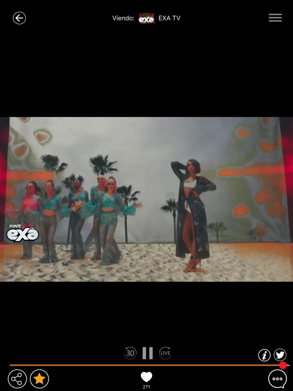 EXA Honduras. iPad screenshot 5 - Music app