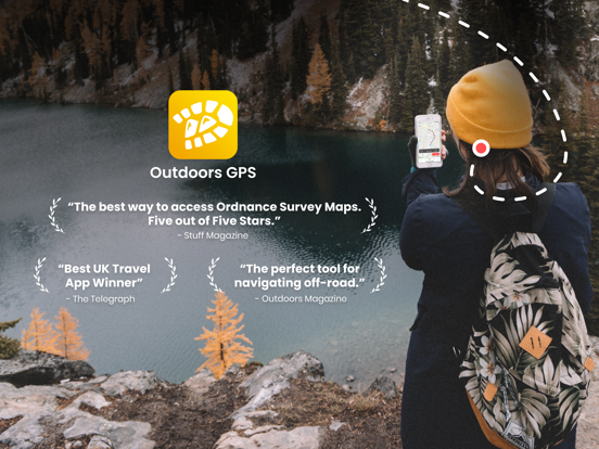 OutDoors GPS – Offline OS Maps iPad app afbeelding 6