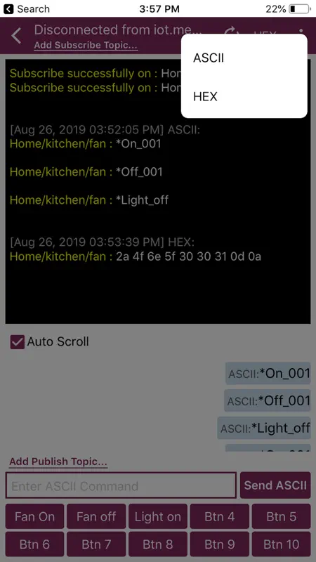 MQTT Terminal Pro screenshot 6 of 8