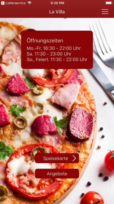 Screenshot #1 pour Restaurant La Villa