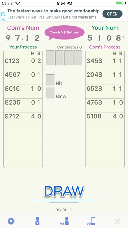 VersusHit&Blow screenshot-3