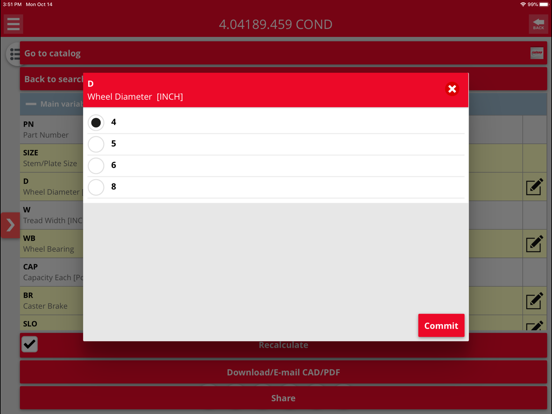 Caster CAD 3D iPad screenshot 2 - Business app