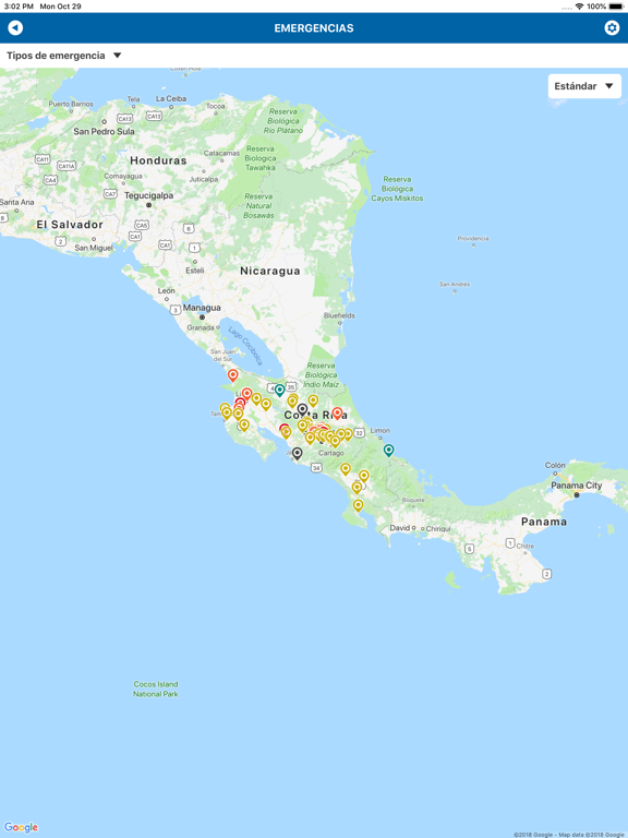 Bomberos CR iPad screenshot
