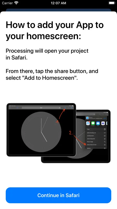 Processing & p5.js iCompiler screenshot 7 of 10