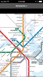 mbta boston t map -- ad free iphone screenshot 1