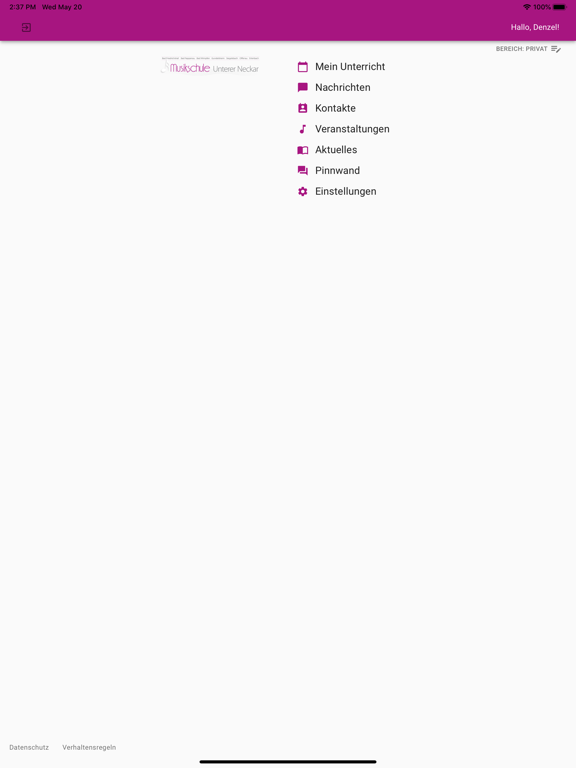 Screenshot #4 pour Musikschule Unterer Neckar