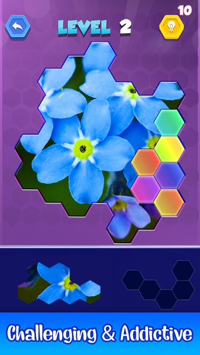 Screenshot #3 pour Jigsaw Hexa Puzzle Art