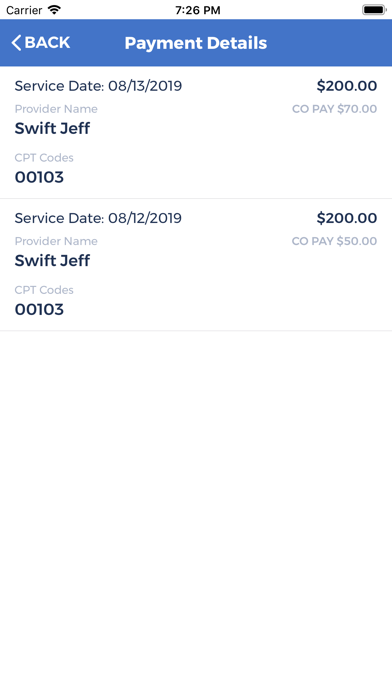 Denmaar Patient App Screenshot