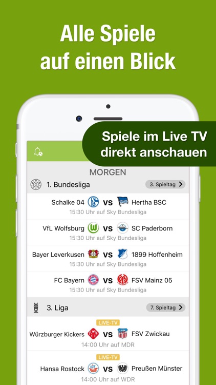 TV.de Fußballfunk Bundesliga screenshot-0