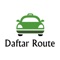 The Daftar Route app allows the passenger to book a cab easily using internet data by providing the details of pickup and drop location