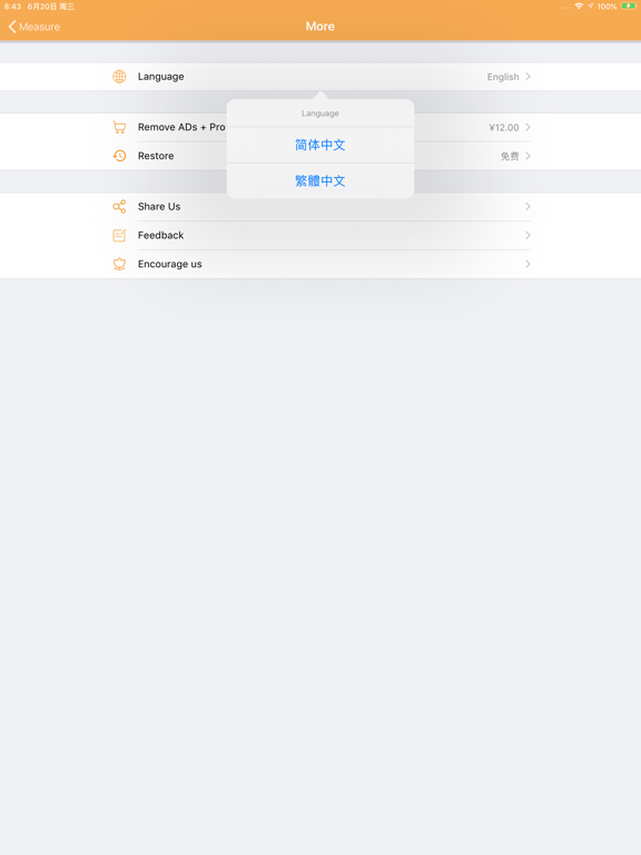 AR Ruler HD Mirror Flashlight iPad screenshot 6 - Utilities app