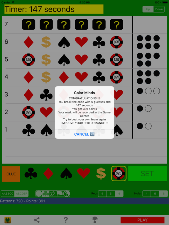 Screenshot #4 pour Color Pegs Challenge