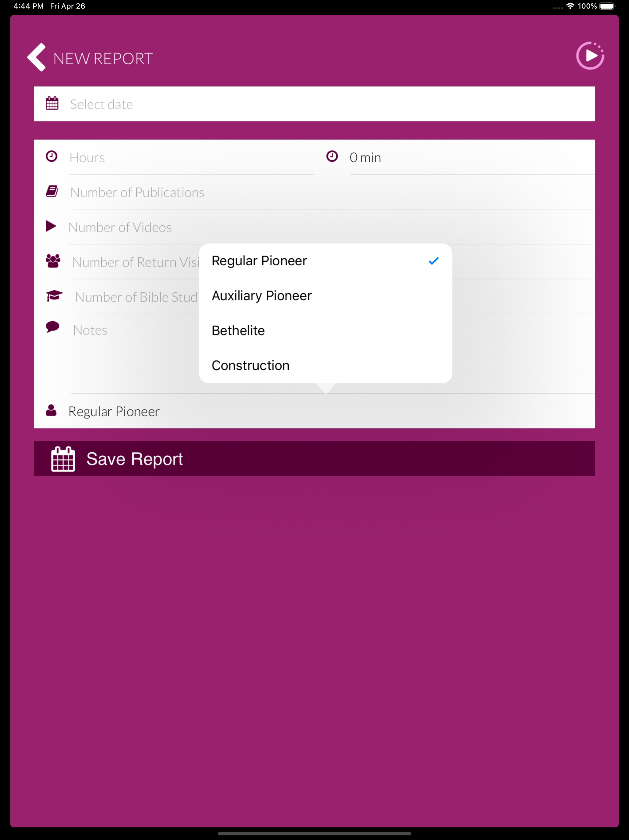 Field Service Report Pro