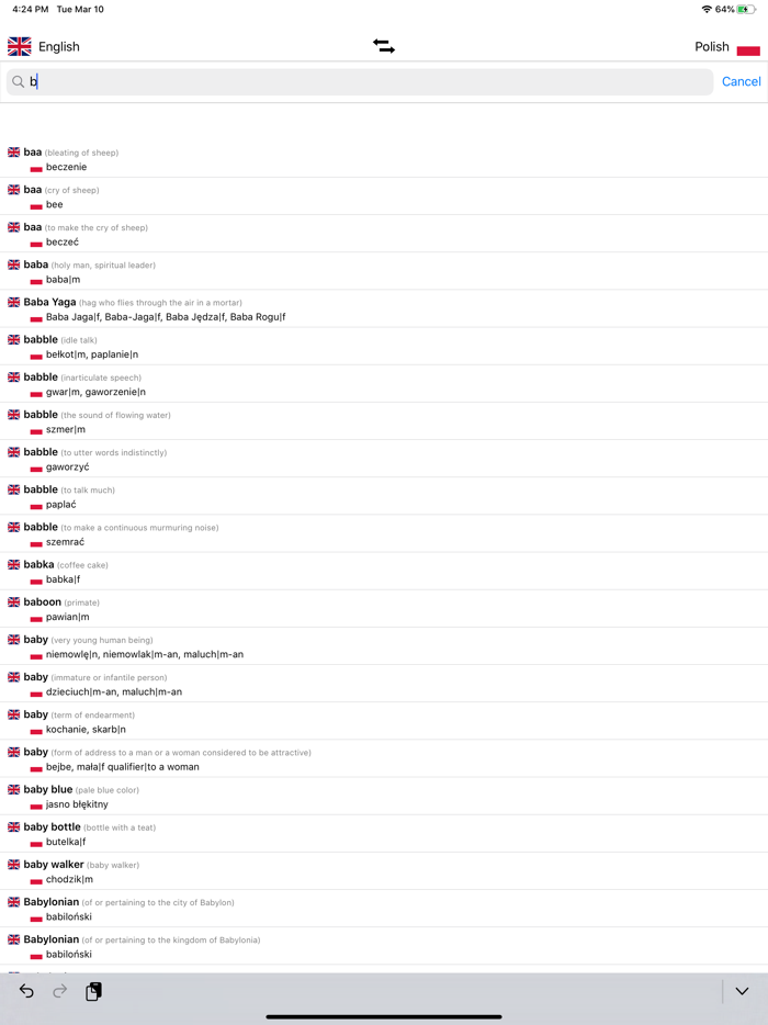 Polish-English Dictionary