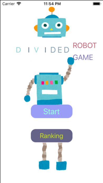 screenshot of Divided Robot Game 2