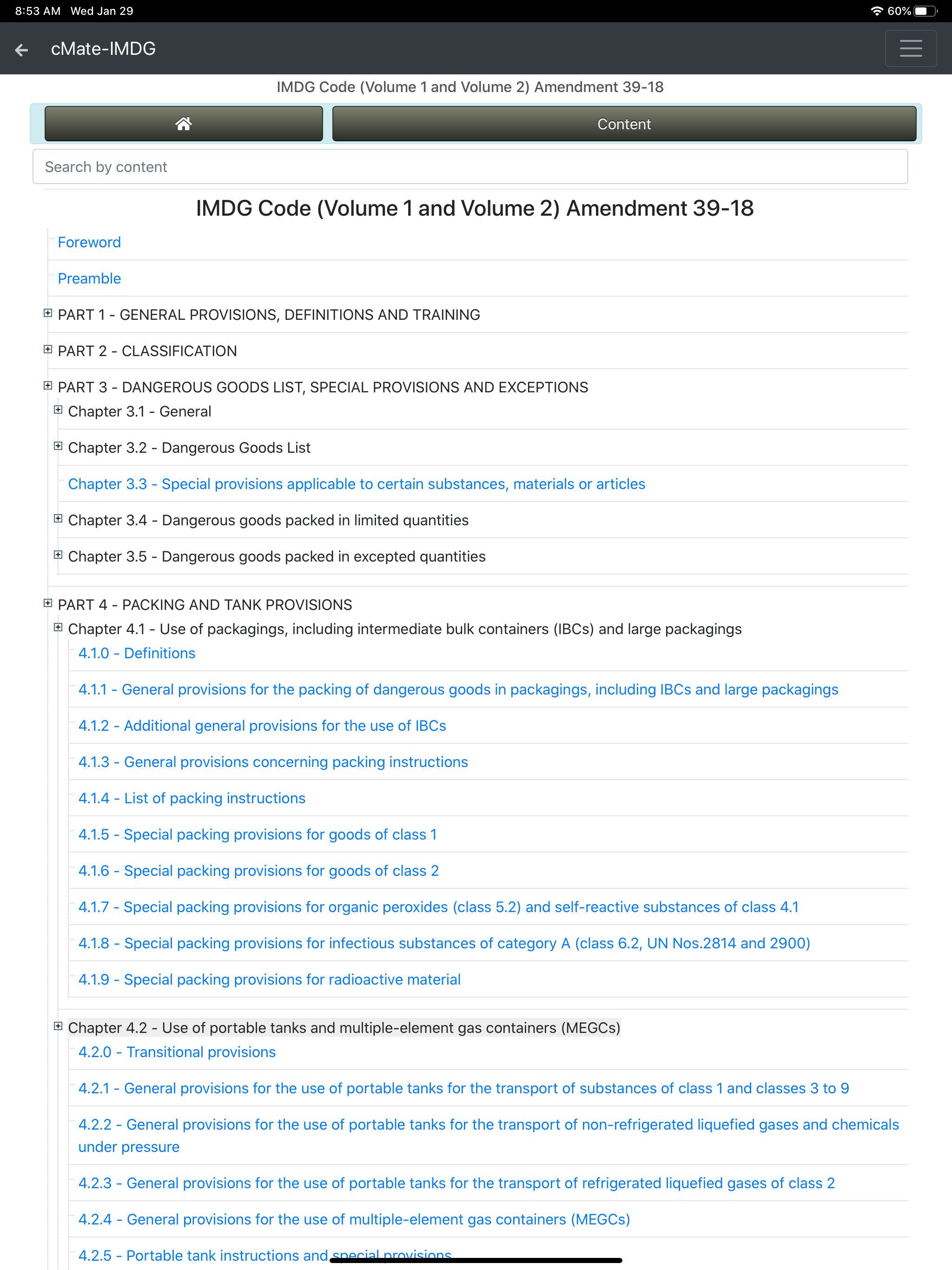 cMate-IMDG Code