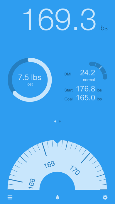 Track weight with DailyWeightのおすすめ画像1