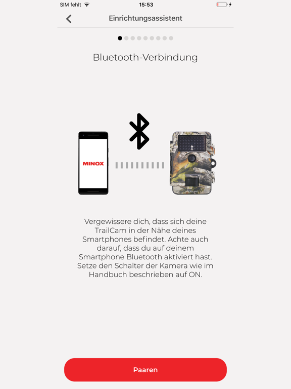 Screenshot #4 pour MINOX DTC WiFi Wildkamera App