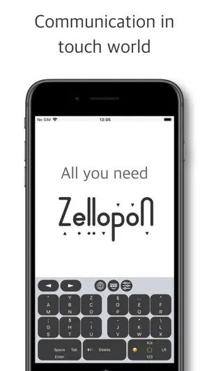 zellopon keyboard screenshot 1