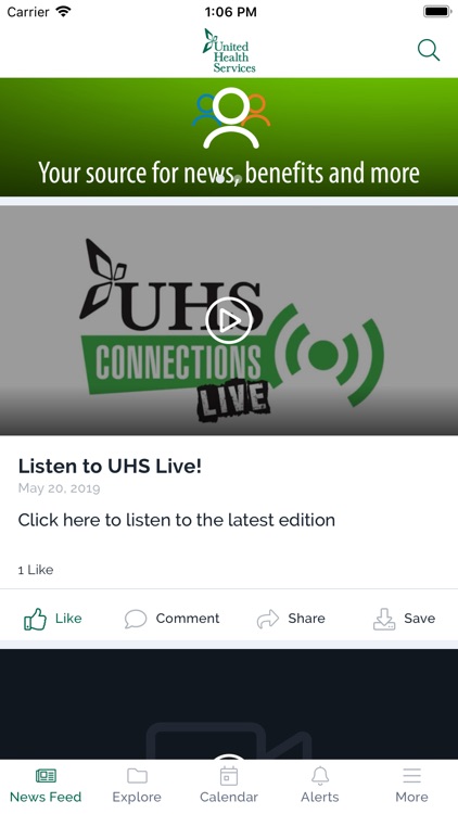 United Health Services Connect