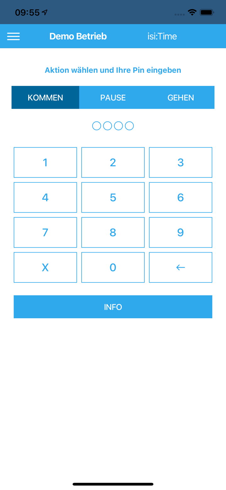 isi:Time Zeiterfassung screenshot 3