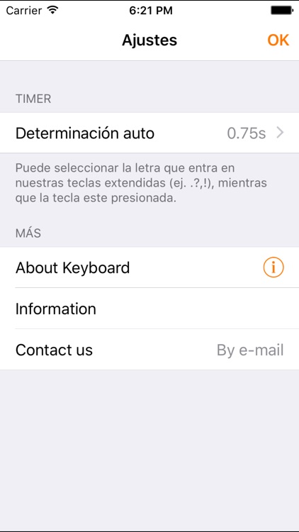 Easy Mailer Spanish Keyboard screenshot-4