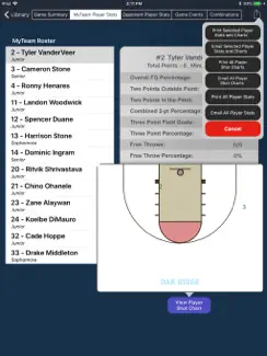 MaxStats - Basketball iPad image 4
