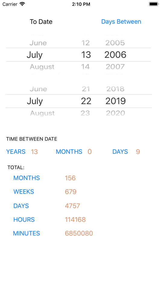#2. Date & Age Calculator (iOS) 由: Ramesh Batra