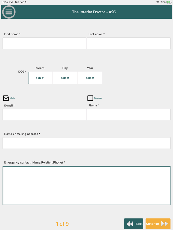 TIDAmed - Doctor App iPad screenshot 6 - Health & Fitness app