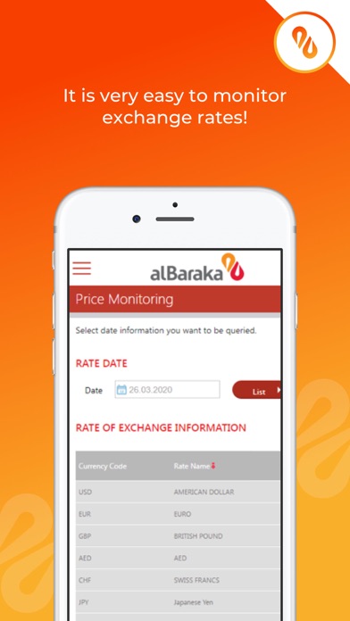 Albaraka Iraq Mobile Screenshot