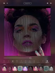 Glitch Face AI Filters ipad bilder 1