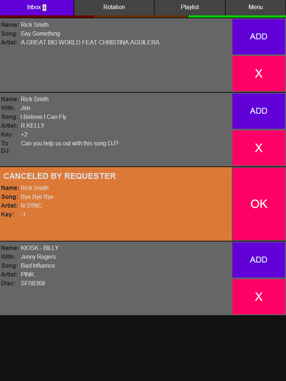 Screenshot #4 pour SongbookDB Requests Hoster