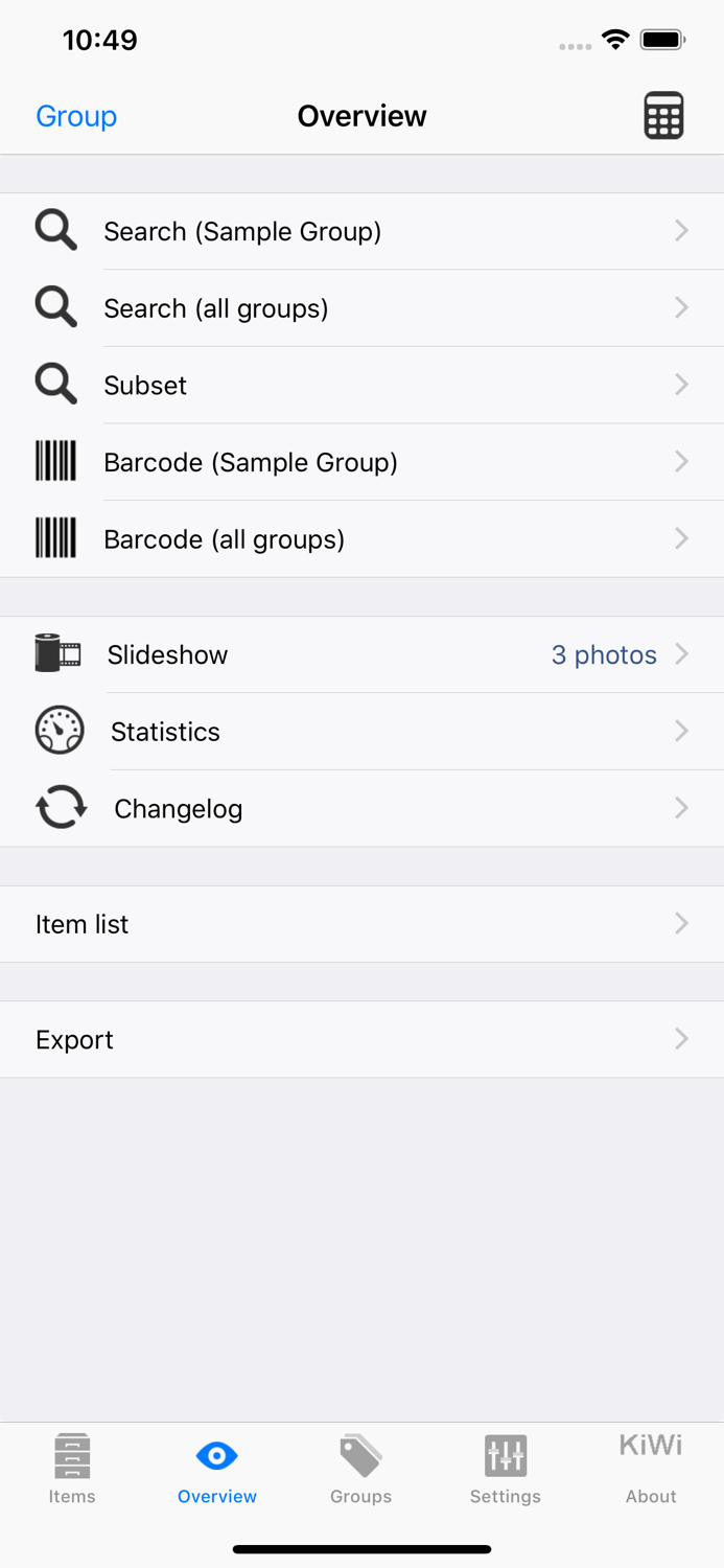 Stock Control Inventory