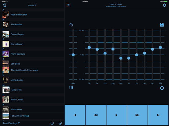 Screenshot #5 pour Finetunes Music Player