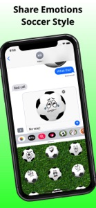 Soccer Emojis - Game Emotions screenshot #3 for iPhone