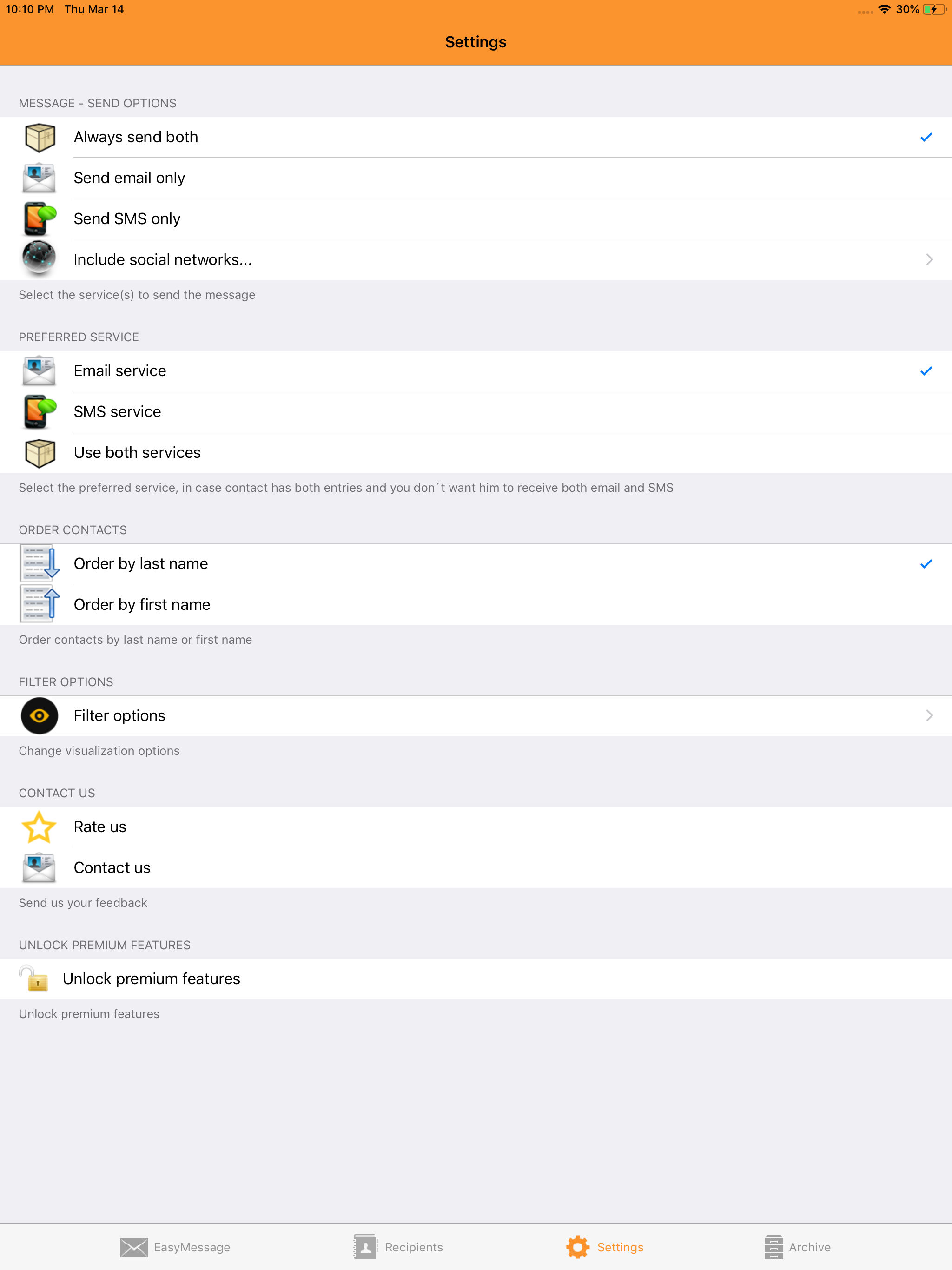 Easy Message - Group Mass Text screenshot 15