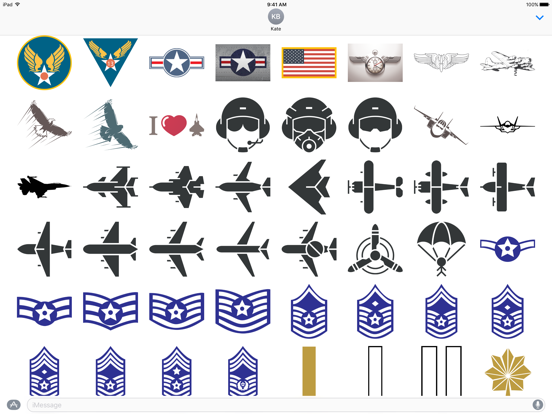 Screenshot #4 pour Air Force - Stickers