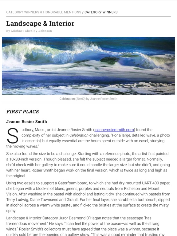 Pastel Journal iPad screenshot 5 - Magazines & Newspapers app