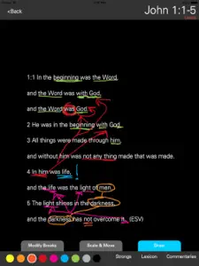 Bible Mark Up - Bible Study screenshot #4 for iPad