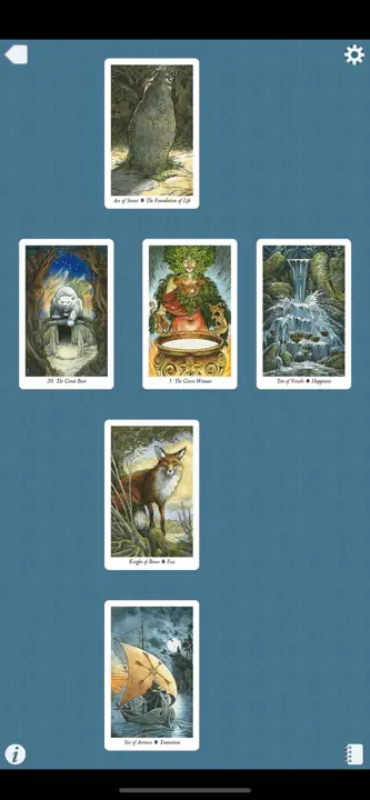 Wildwood Tarot: Screenshot 5 von 5