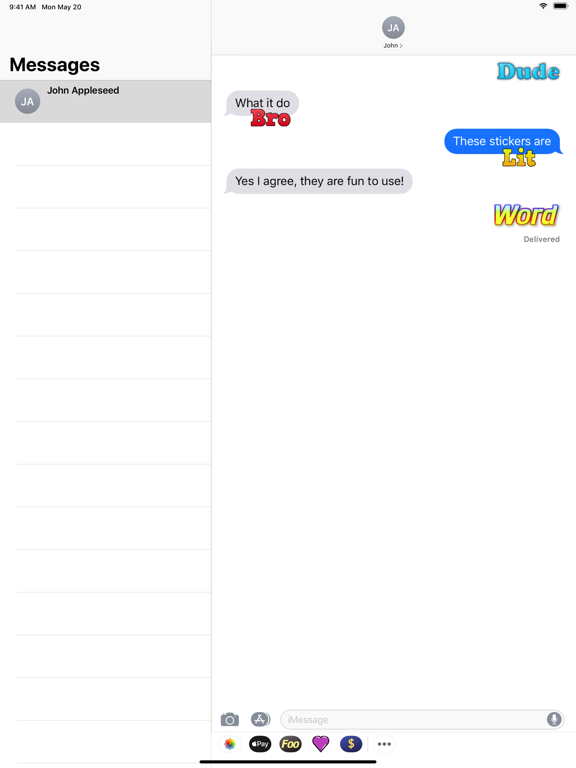 Screenshot #6 pour Bubba Stickers