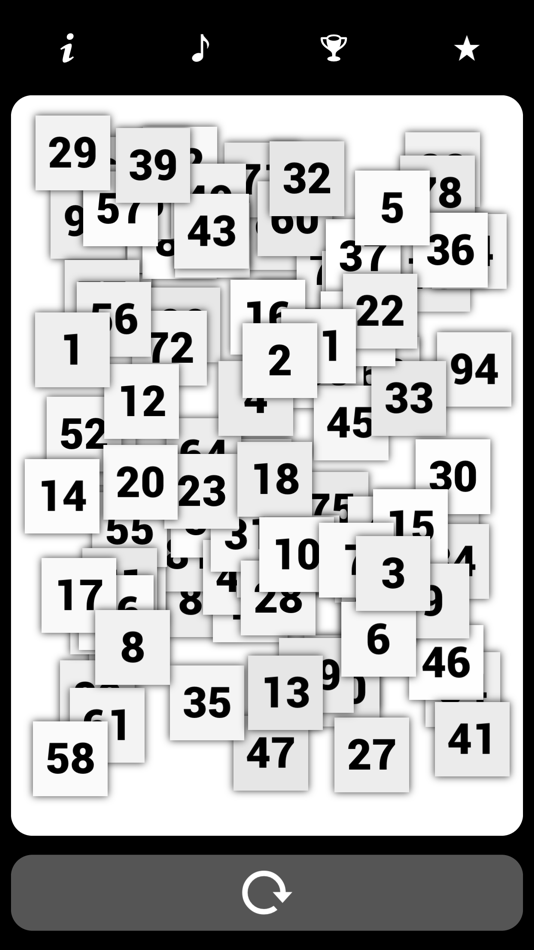 #1. 100 Numbers in 1 Minute (iOS) 由: Peter Li
